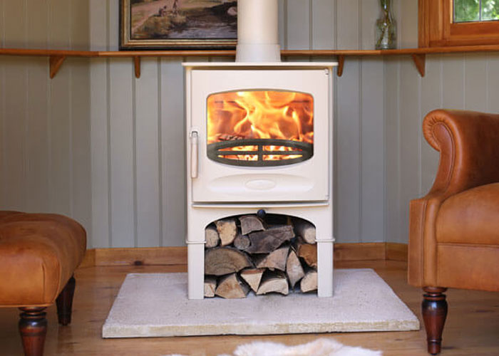 Charnwood C-Five Wood Burning Stove.